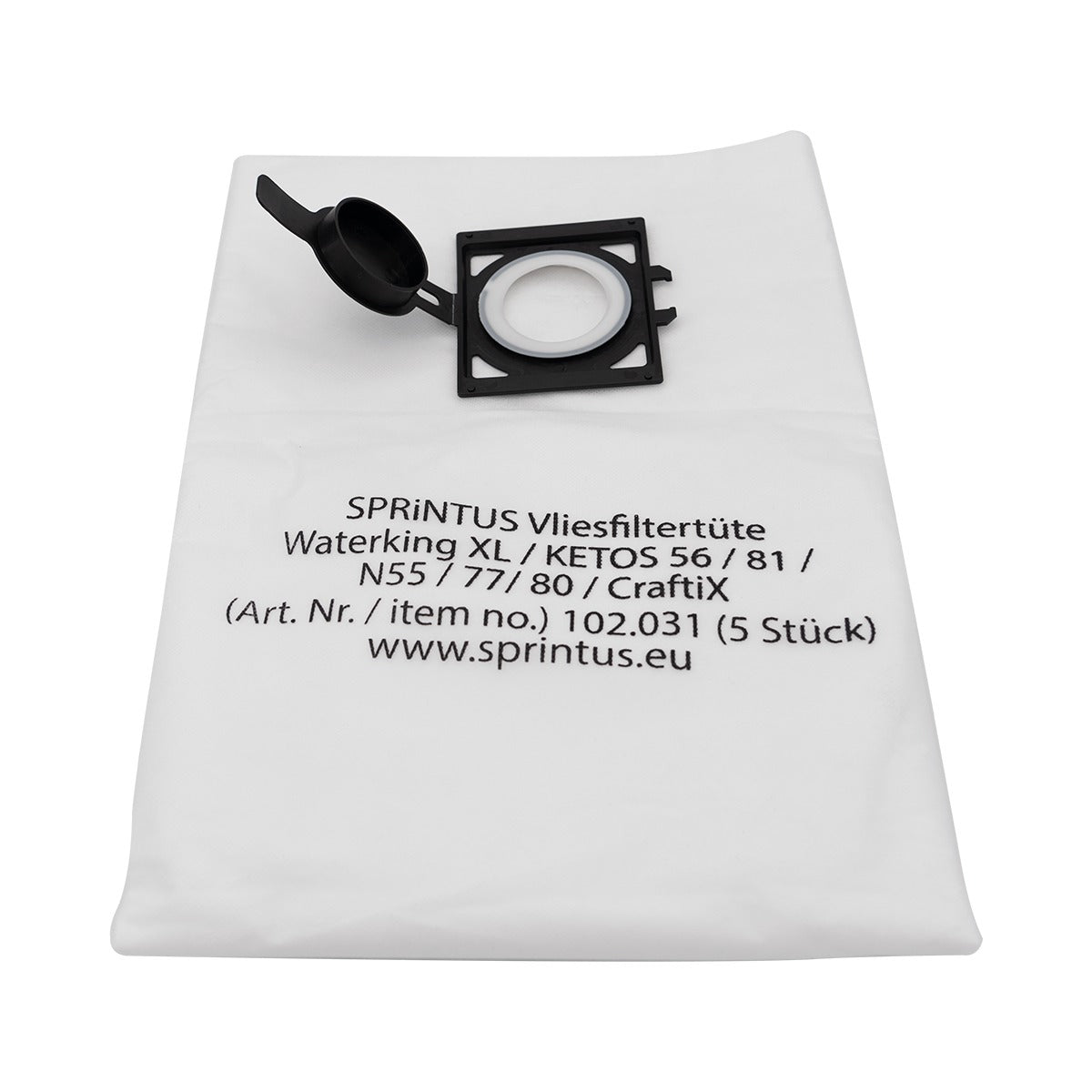 Sprintus Vliesfiltertüten 35 l für Waterking XL, N 55, Ketos 56 und CraftiX 35