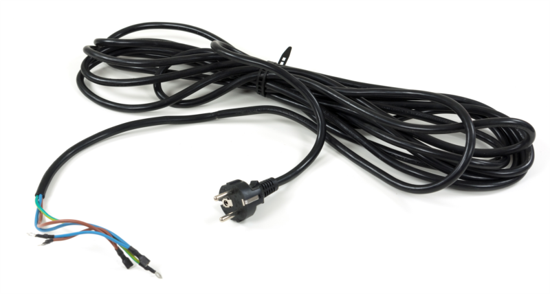 Sprintus Netzkabel 7,5m schwarz für Waterking