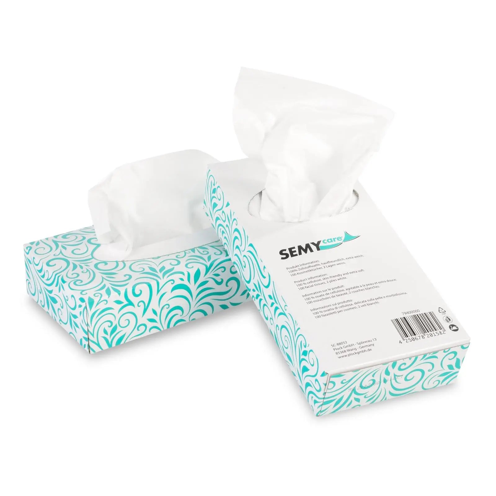 Kosmetikboxen, 2-lagig, Zellstoff