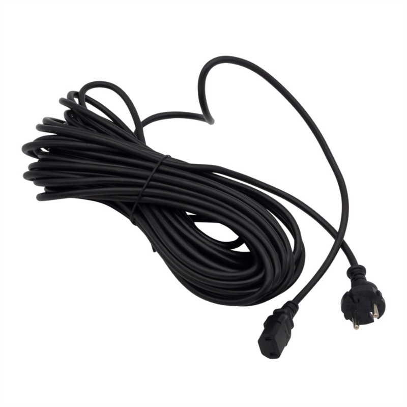 Sprintus Netzkabel 15 m schwarz beidseitig steckbar