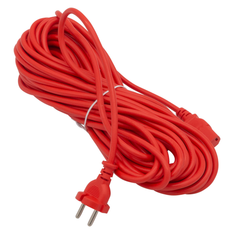 Sprintus Netzkabel 15 m rot beidseitig steckbar