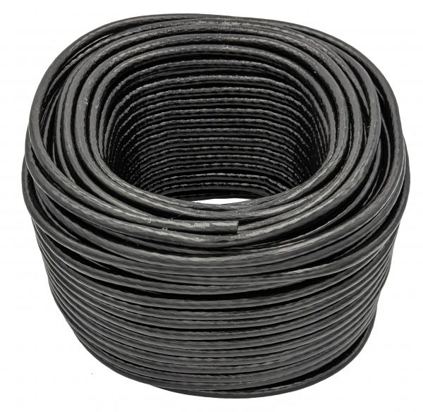 Einfachschlauch Ø 9 mm, 100 m, flex, schwarz