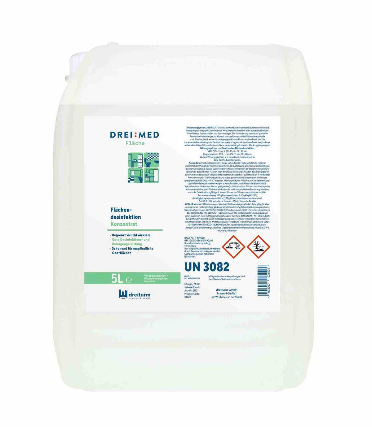 DREIMED® Fläche - Flächendesinfektion Konzentrat
