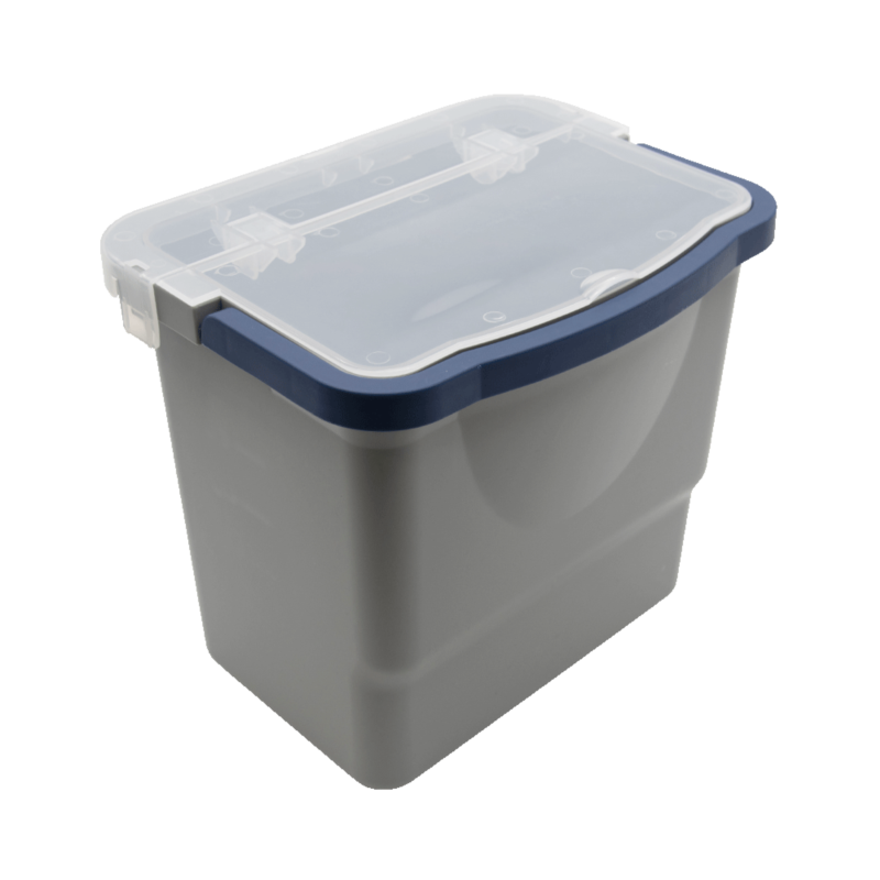 Sprintus Eimer 6 Liter grau blauer Henkel für VariX und CombiX