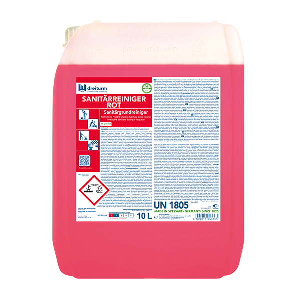 Sanitärreiniger rot