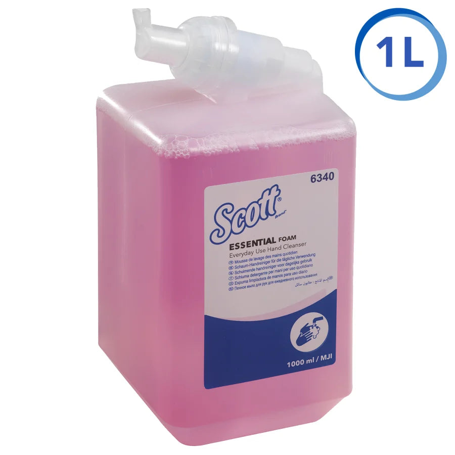 Scott Essential Schaumseife, leicht duftend, rosa