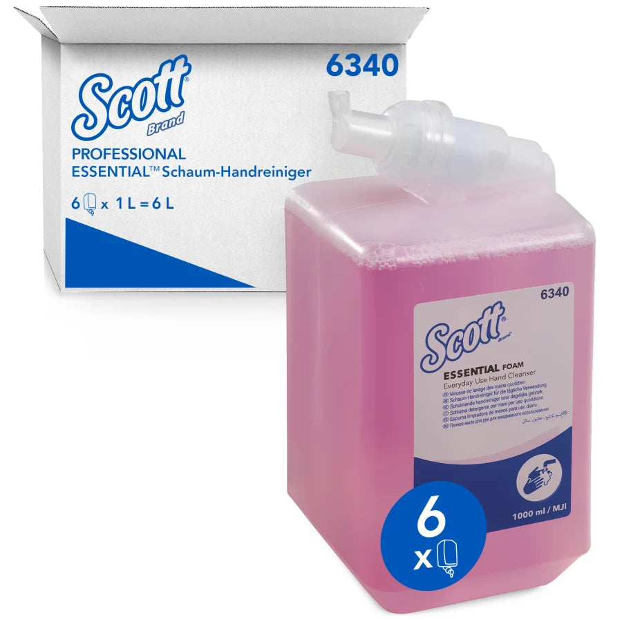 Scott Essential Schaumseife, leicht duftend, rosa