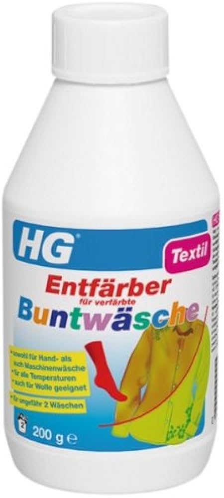 Entfärber für verfärbte Buntwäsche