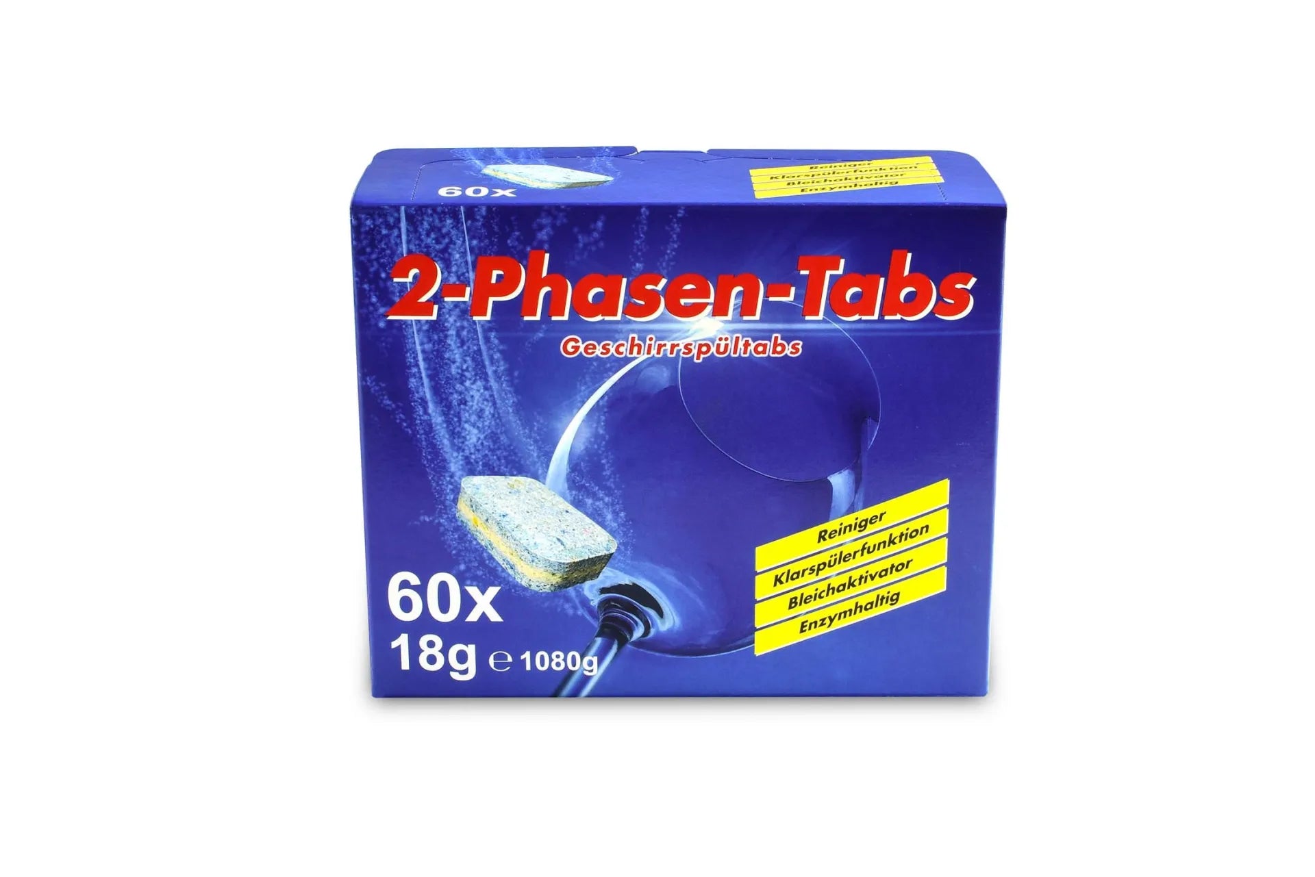 Funny Spülmaschinentabs 2 Phasen, Reiniger und Klarspüler