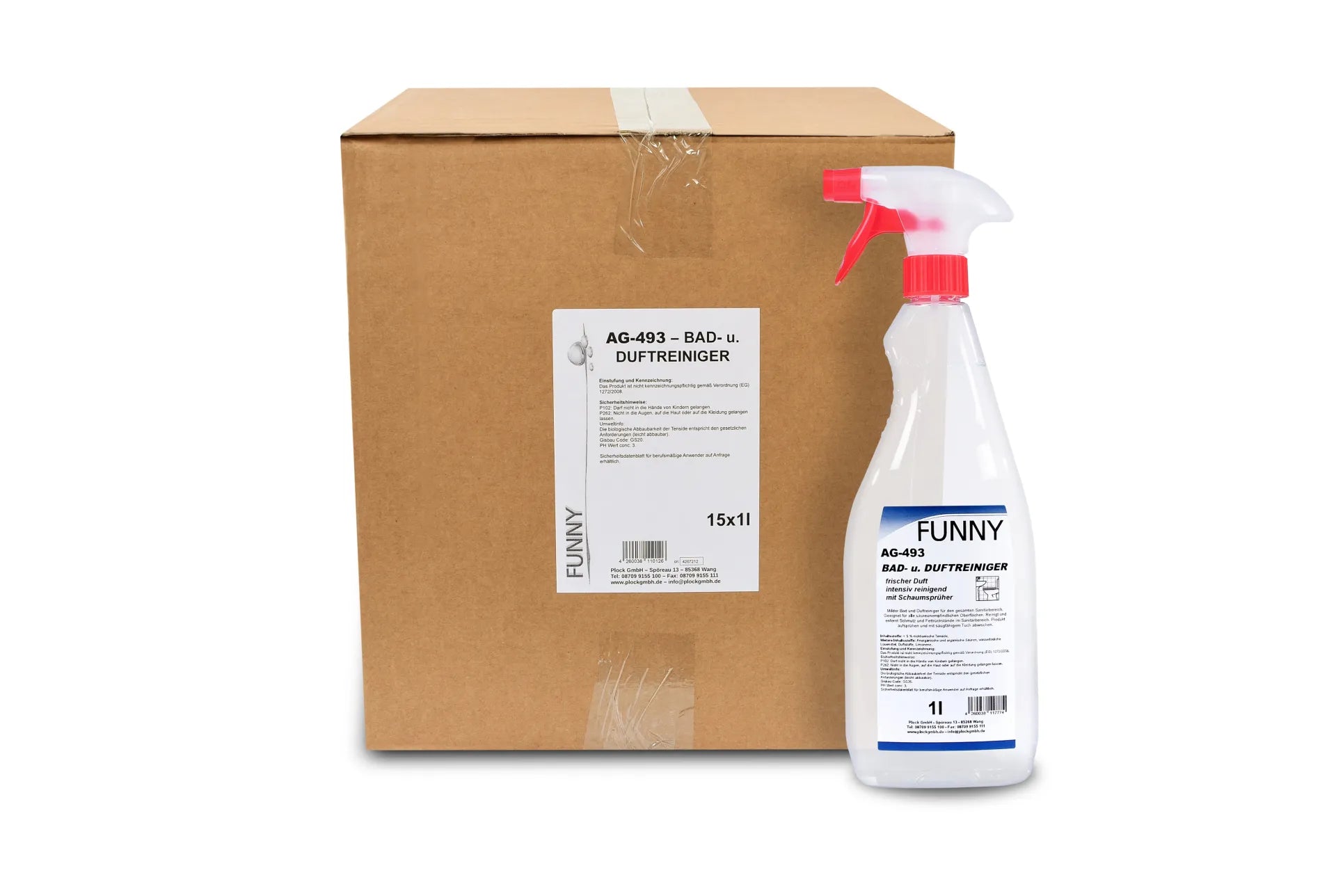 Funny Bad- und Duftreiniger, Sprühflasche