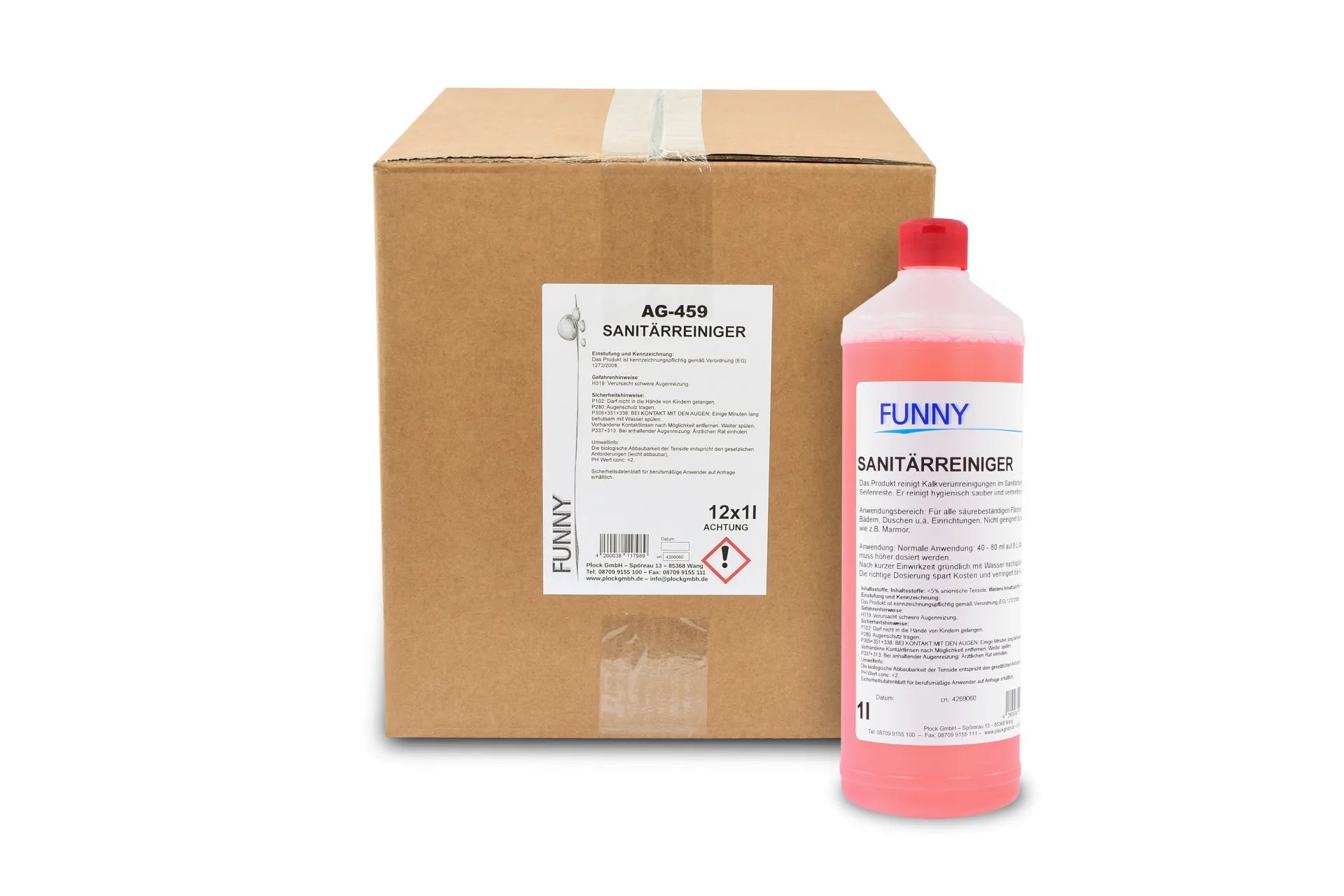 Funny Sanitärreiniger gegen Kalkverunreinigungen