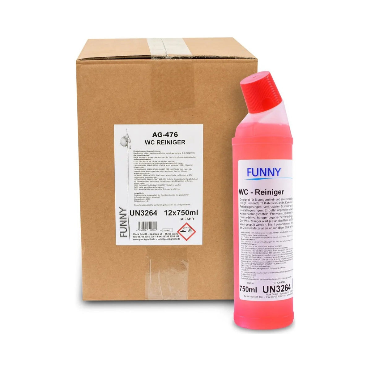 Funny WC-Reiniger flüssig Schräghalsflasche 750 ml