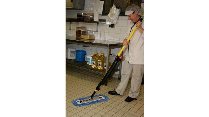 HYGEN™ PULSE™ MIKROFASER-MOPP-SET, EINSEITIG, GRAU