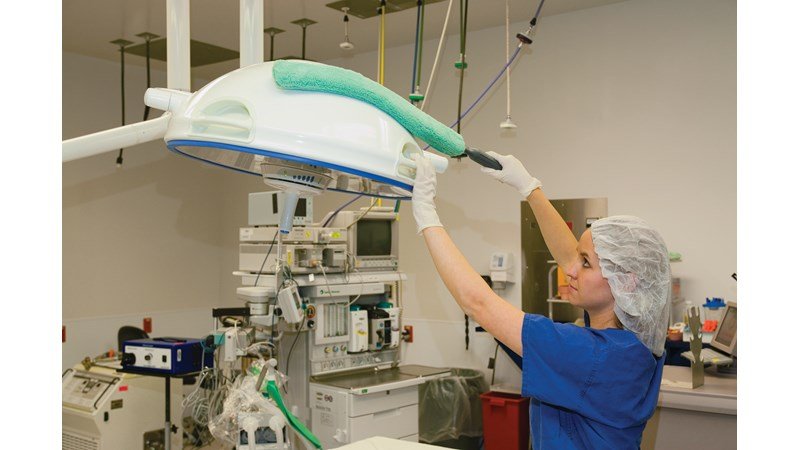 HYGEN™ QUICK-CONNECT FLEXI-WAND, MIT MIKROFASER-STAUBSCHUTZHÜLLE