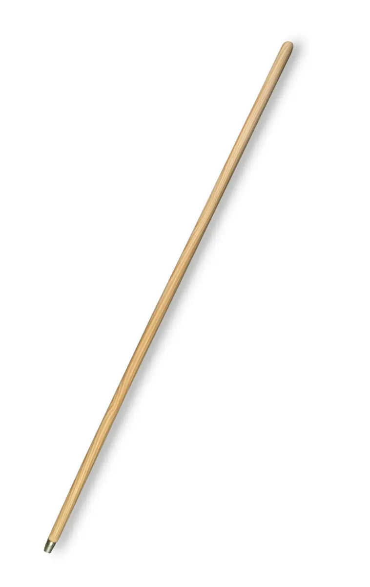 Besenstiel aus Holz, unlackiert, mit Gewinde Ø 24 mm