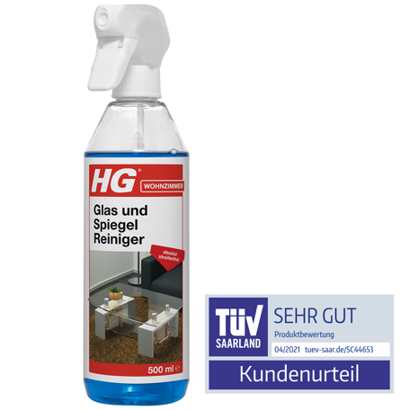 Glas und Spiegel Reiniger