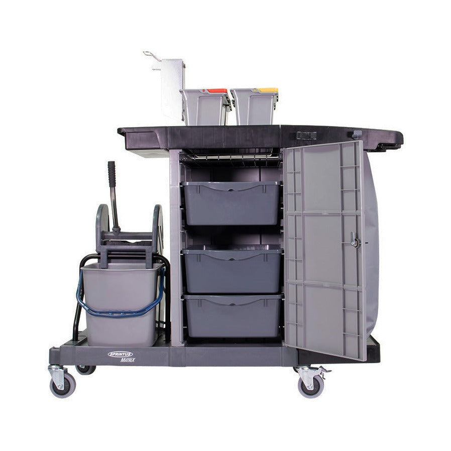 Sprintus Reinigungswagen MatriX Press verschließbar