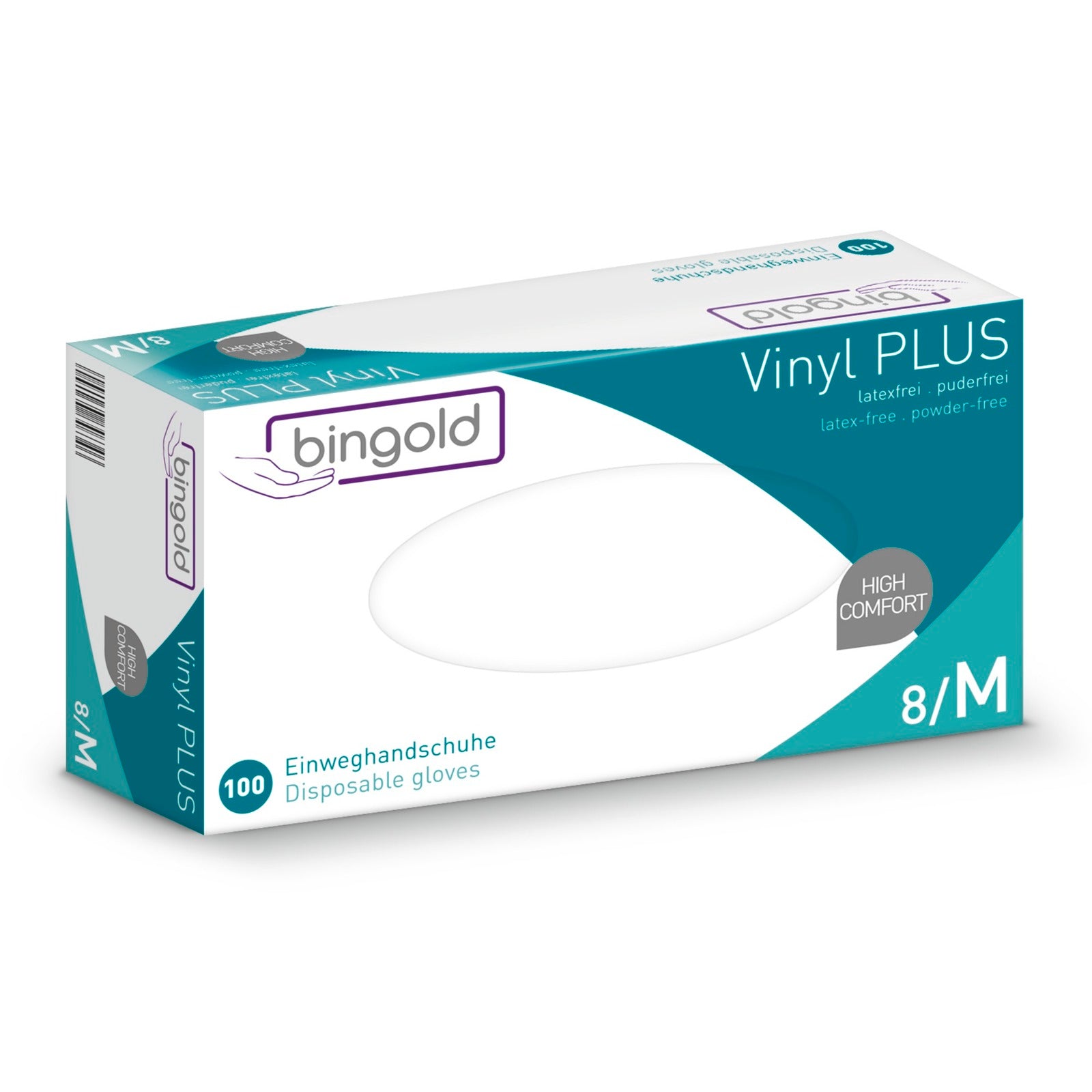 Einweghandschuhe Vinyl Plus in Transparent