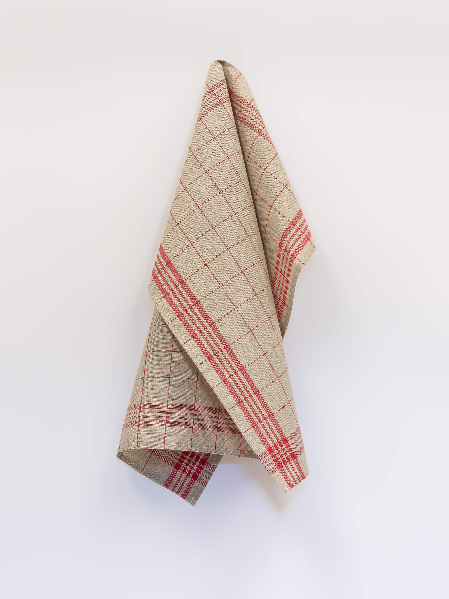 Geschirrtuch Natur & Karo