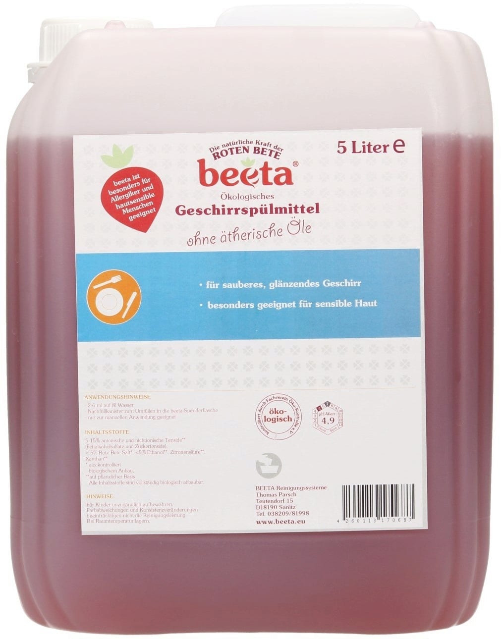 Handspülmittel parfumfrei