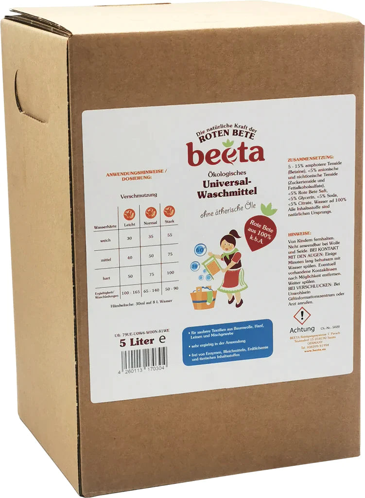 Parfumfreies Flüssigwaschmittel für Buntwäsche