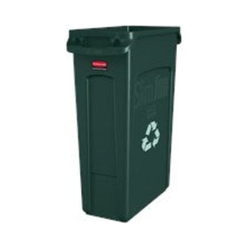 Rubbermaid Slim Jim Abfallbehälter mit Belüftungskanälen 87 l +