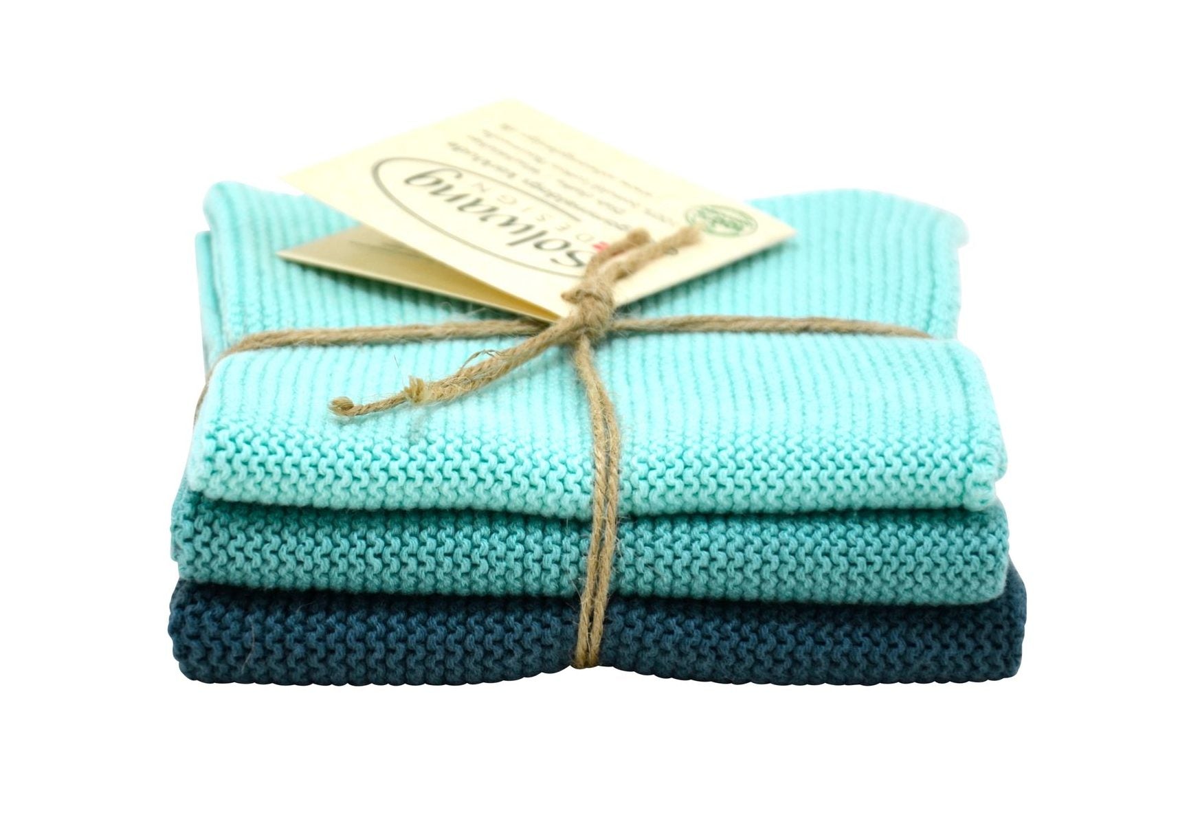 Gestrickte Wischtücher BIO von Solwang