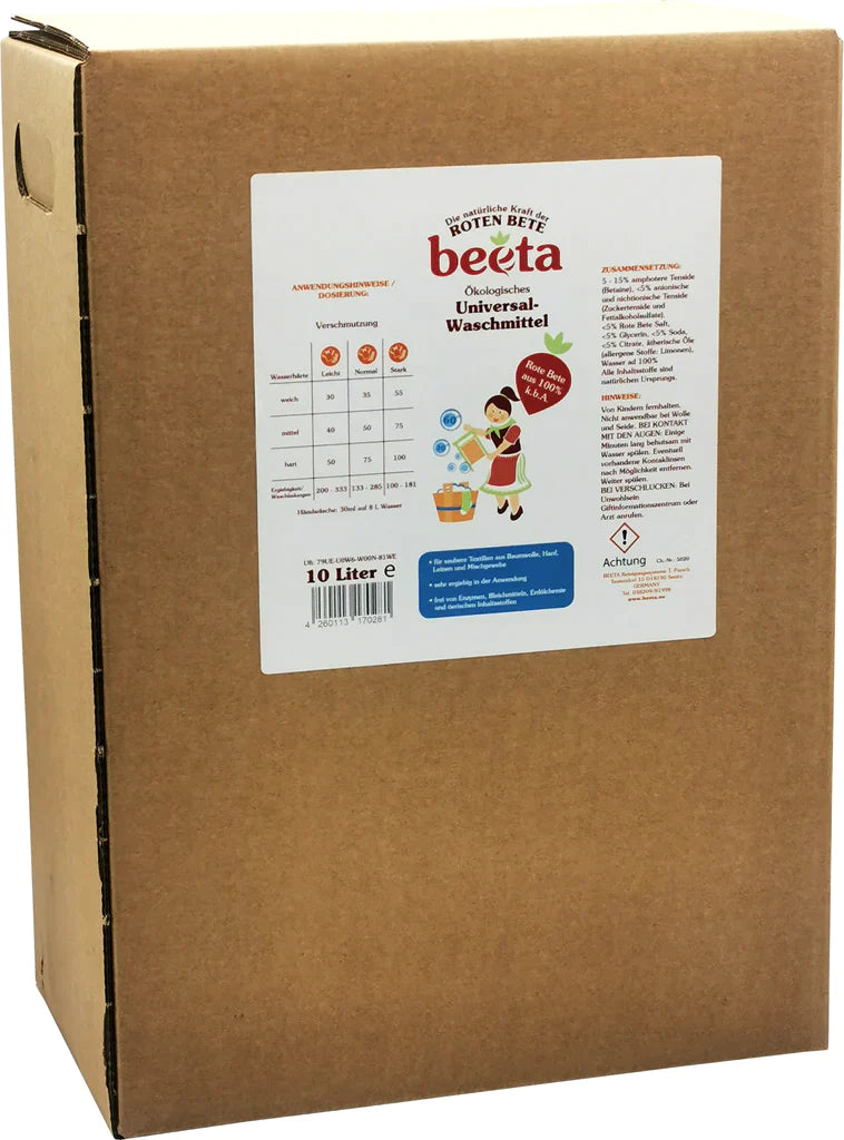 Flüssigwaschmittel für Weiß- und Buntwäsche von beeta