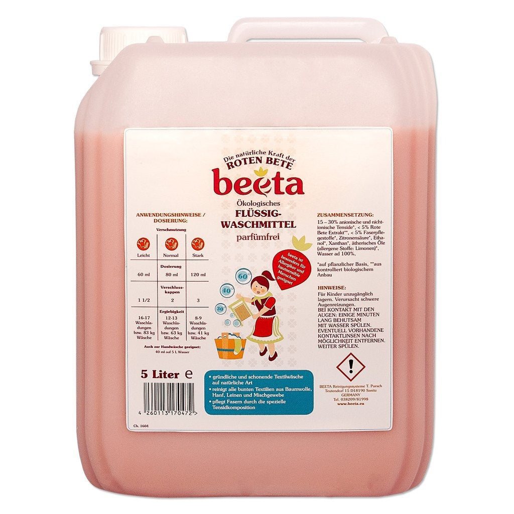 Parfumfreies Flüssigwaschmittel für Buntwäsche