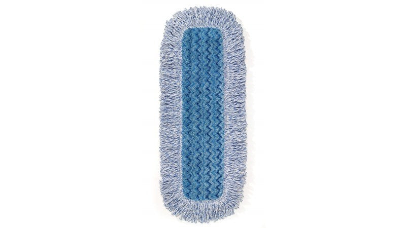Rubbermaid HYGEN Mikrofaser-Nasswischbezug hohe Saugkraft 40 cm blau +