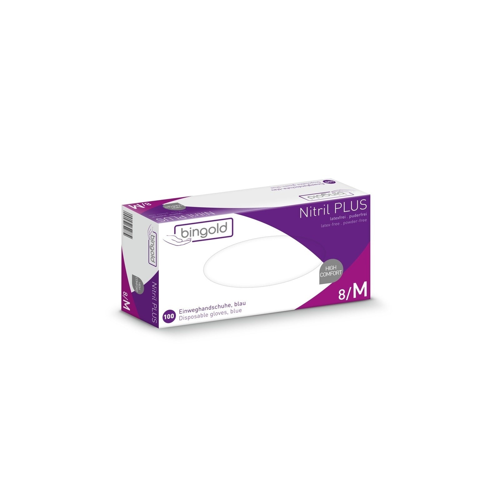 Einweghandschuhe Nitril Plus in blau