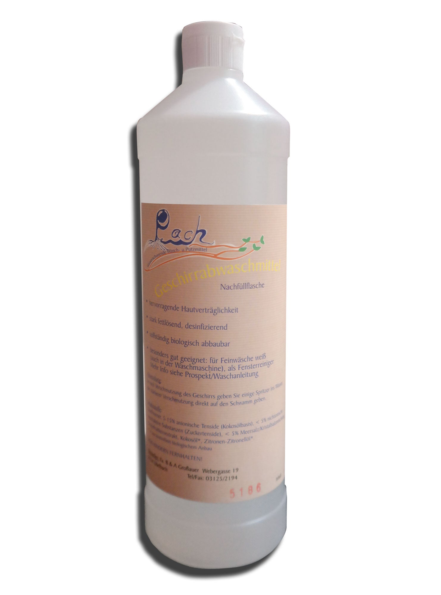 Geschirrabwaschmittel von Pach