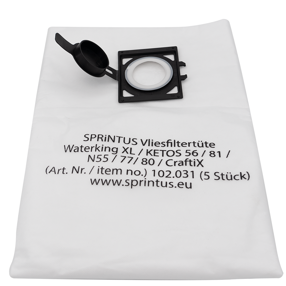 Vliesfiltertüte für Waterking XL, N 55, N56, CraftiX 35