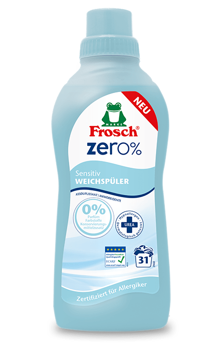 Sensitiv Weichspüler von Frosch Zero%