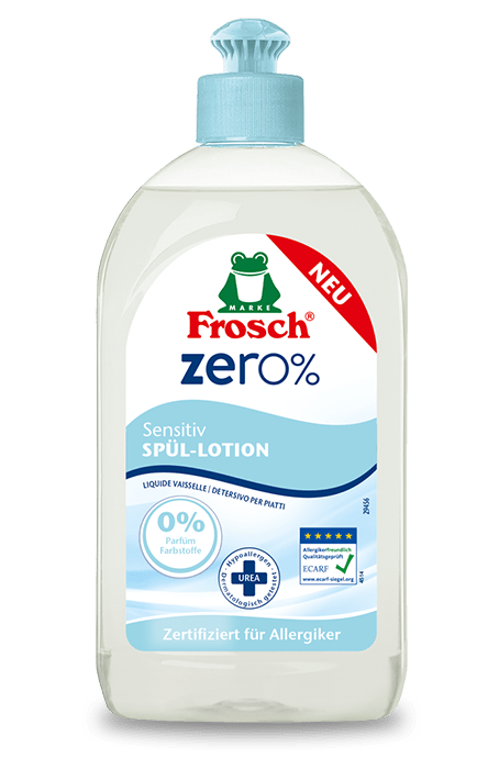 Sensitiv Spüllotion von Frosch Zero% 500ml