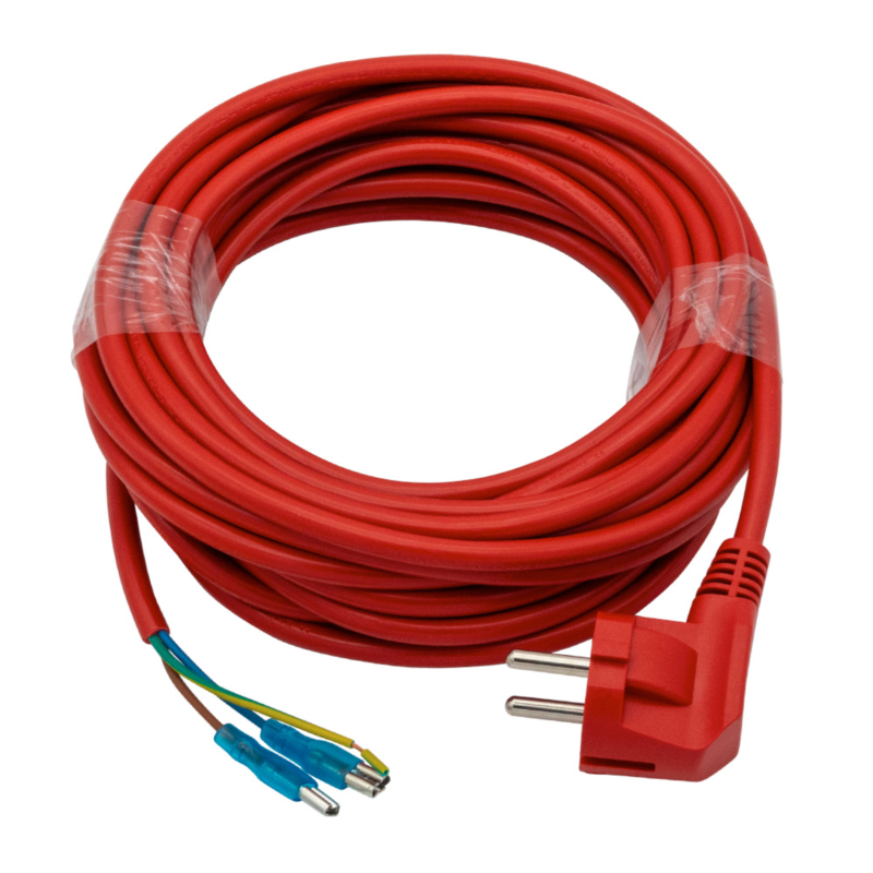 Sprintus Netzkabel 7,5m rot für EEM 13 R
