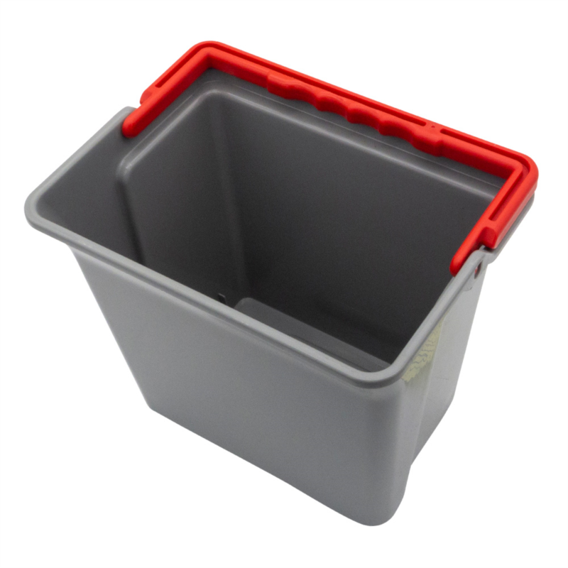 Sprintus Eimer 5 Liter grau roter Henkel für MatriX