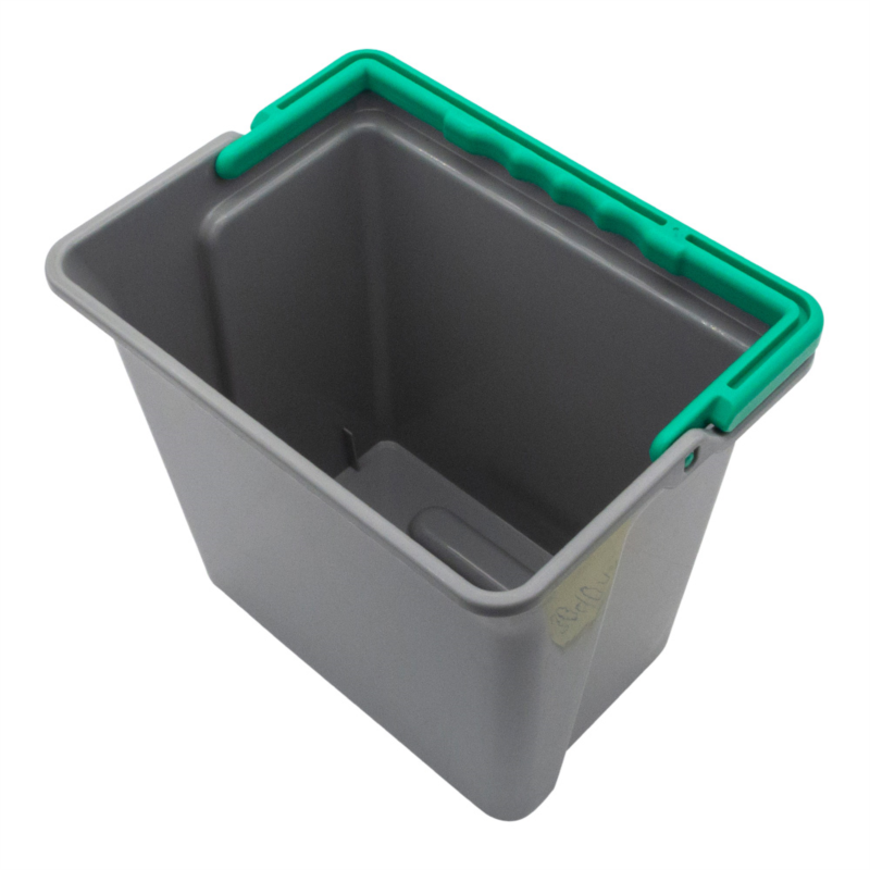 Sprintus Eimer 5 Liter grau grüner Henkel für MatriX