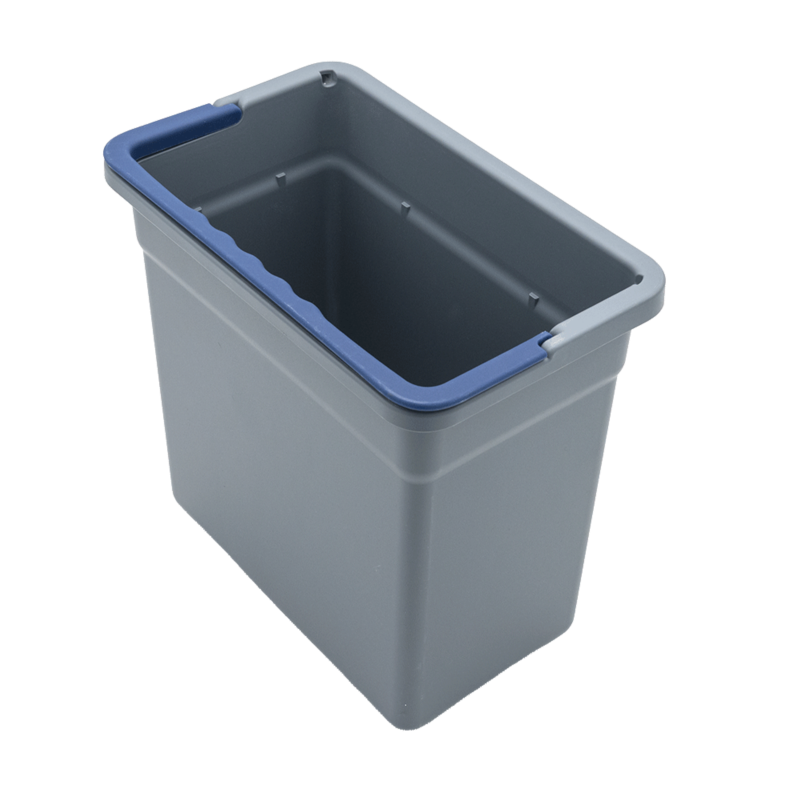Sprintus Eimer 5 Liter grau blauer Henkel für VariX ZERO