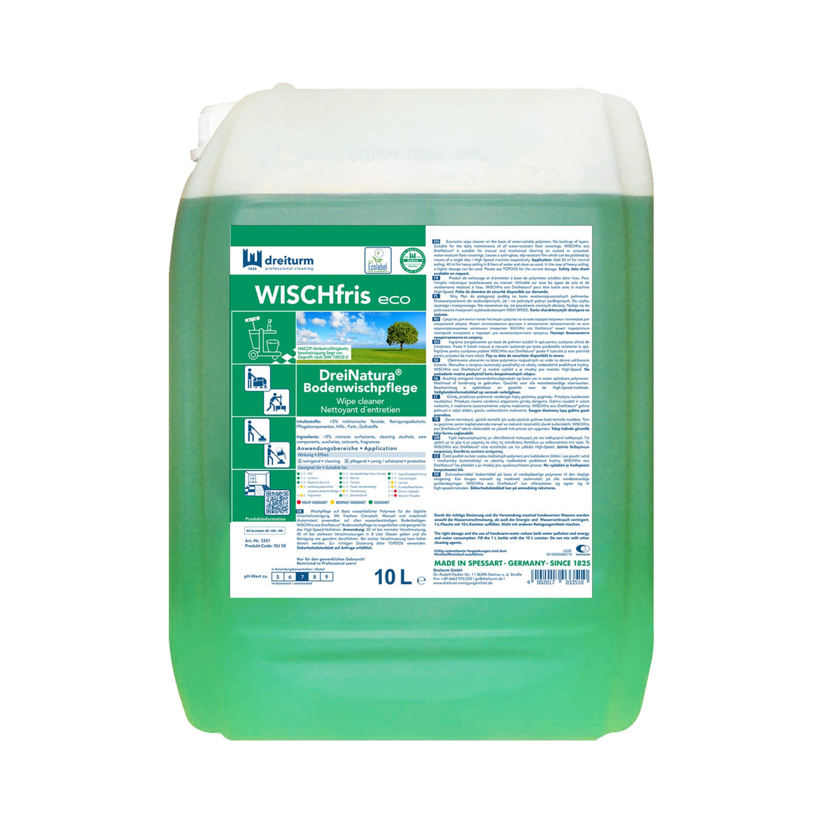 Dreiturm WISCHfris eco DreiNatura Bodenwischpflege