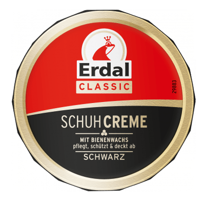 Schuhcreme Dose schwarz