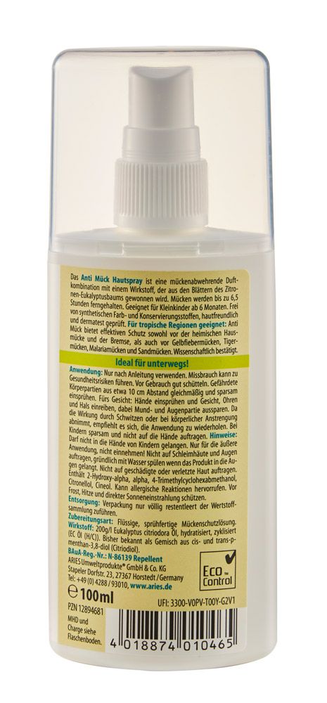 Anti Mück Hautspray