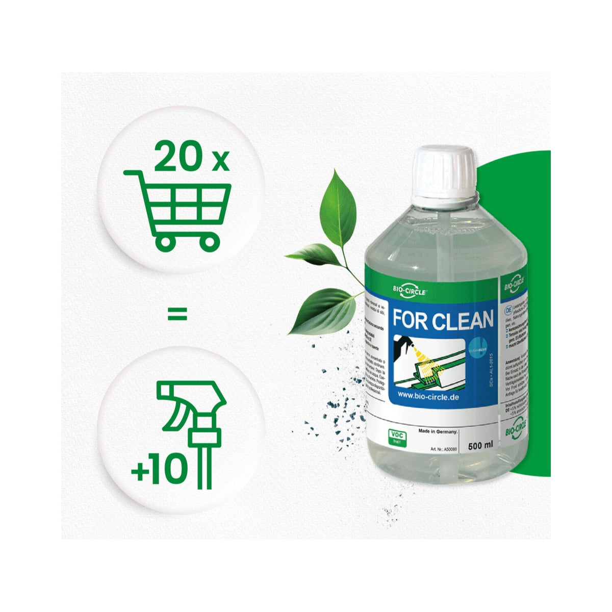 BIO-CIRCLE For Clean Universalreiniger Box 20 x 500 ml