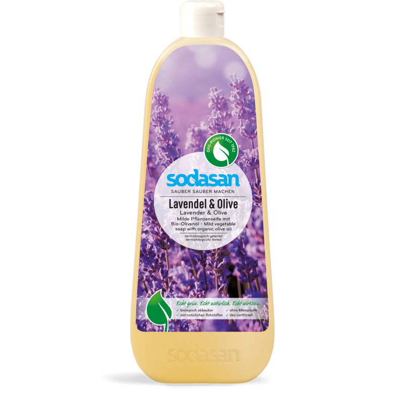 Bio Pflanzenseife Flüssig Lavendel & Olive