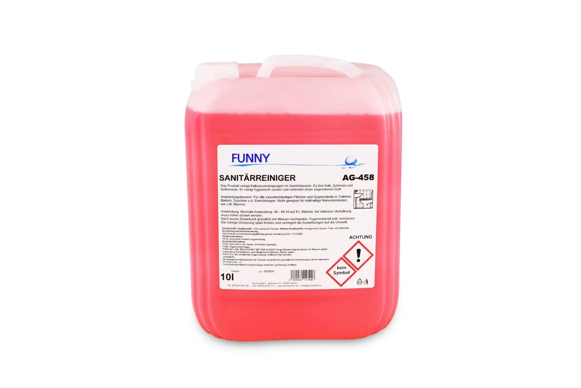 Funny Sanitärreiniger gegen Kalkverunreinigungen
