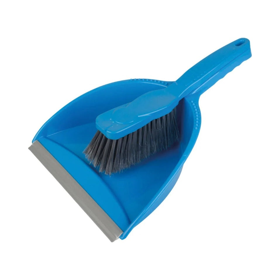 SemyTop Kehrgarnitur Handfeger mit Schaufel blau