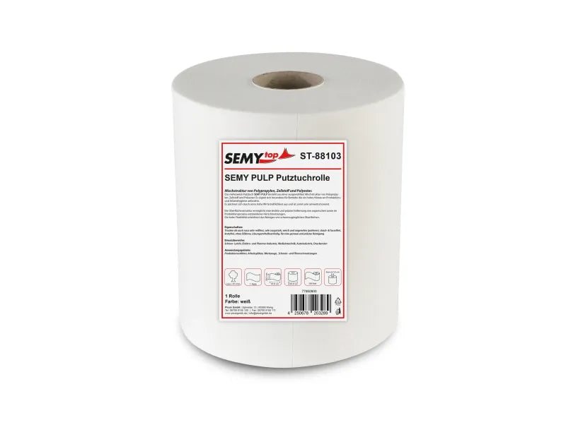 Putztuchrolle 29 cm, weiß