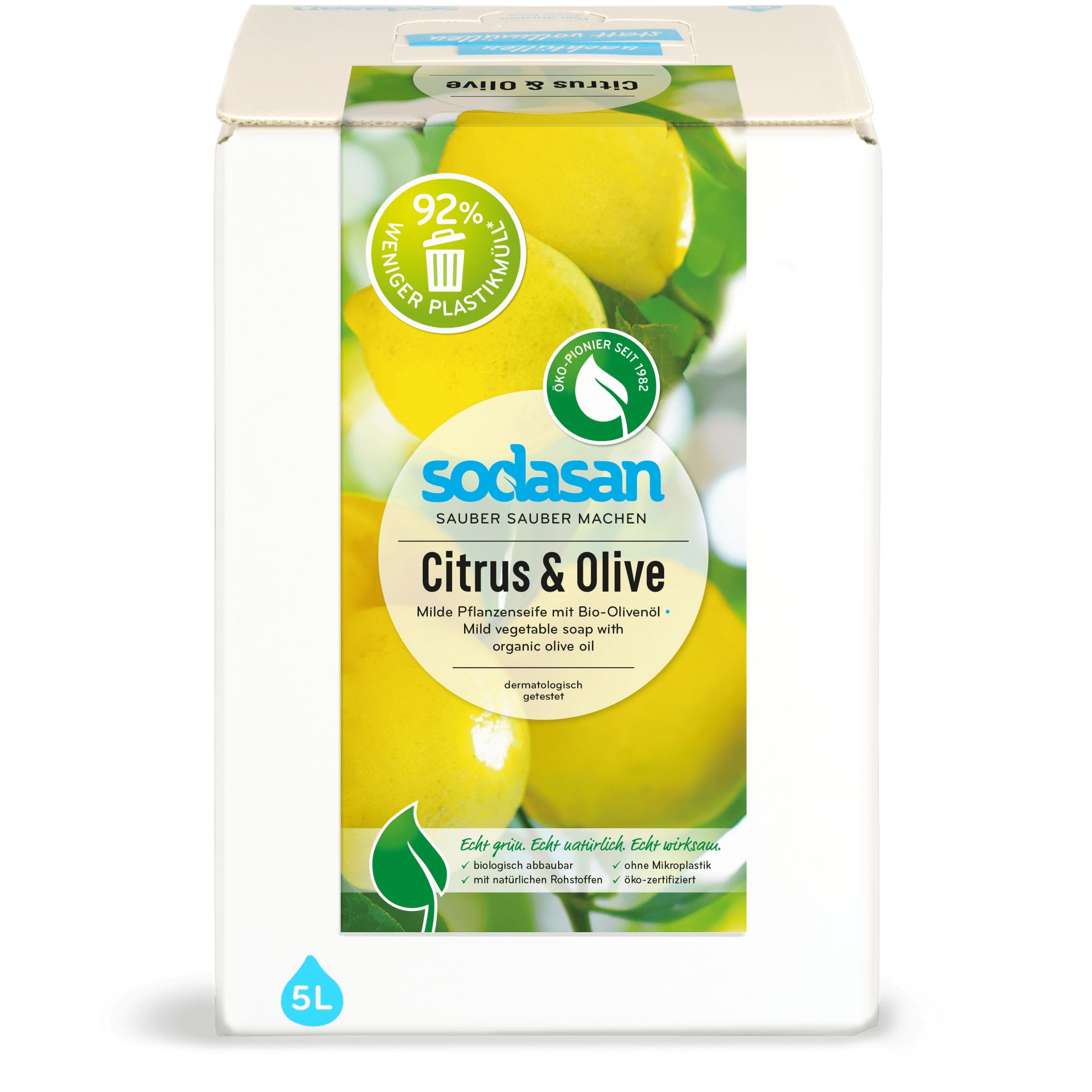 Bio Pflanzenseife Flüssig Citrus & Olive