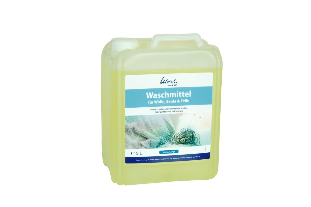 Waschmittel für Wolle, Seide und Felle (mit Lanolin)