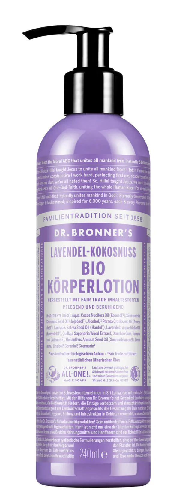 Bio Körperlotion Lavendel - Kokosnuss - Haushaltsreinigung.at